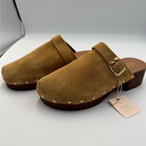 Avellini Suede Clogs